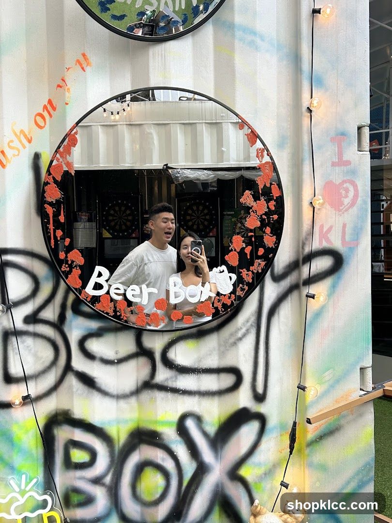 Beer Box Mirror Photo
