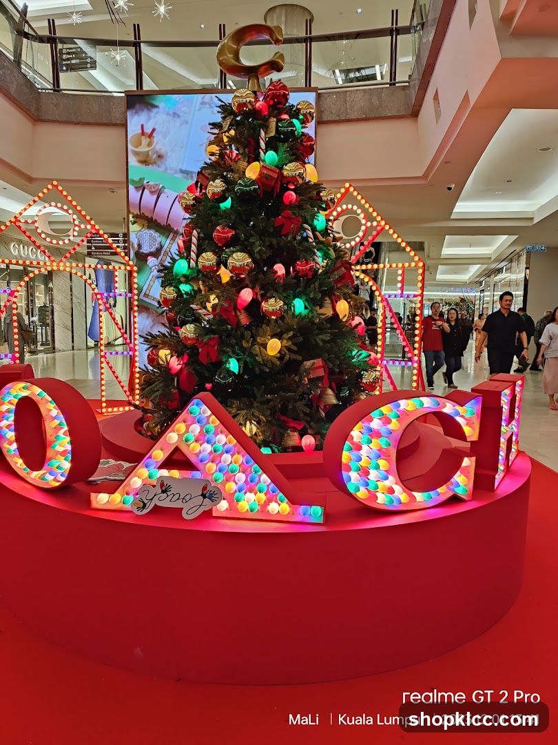 Christmas Tree Display in Mall