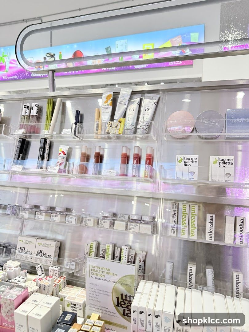 Cosmetics Display Shelf