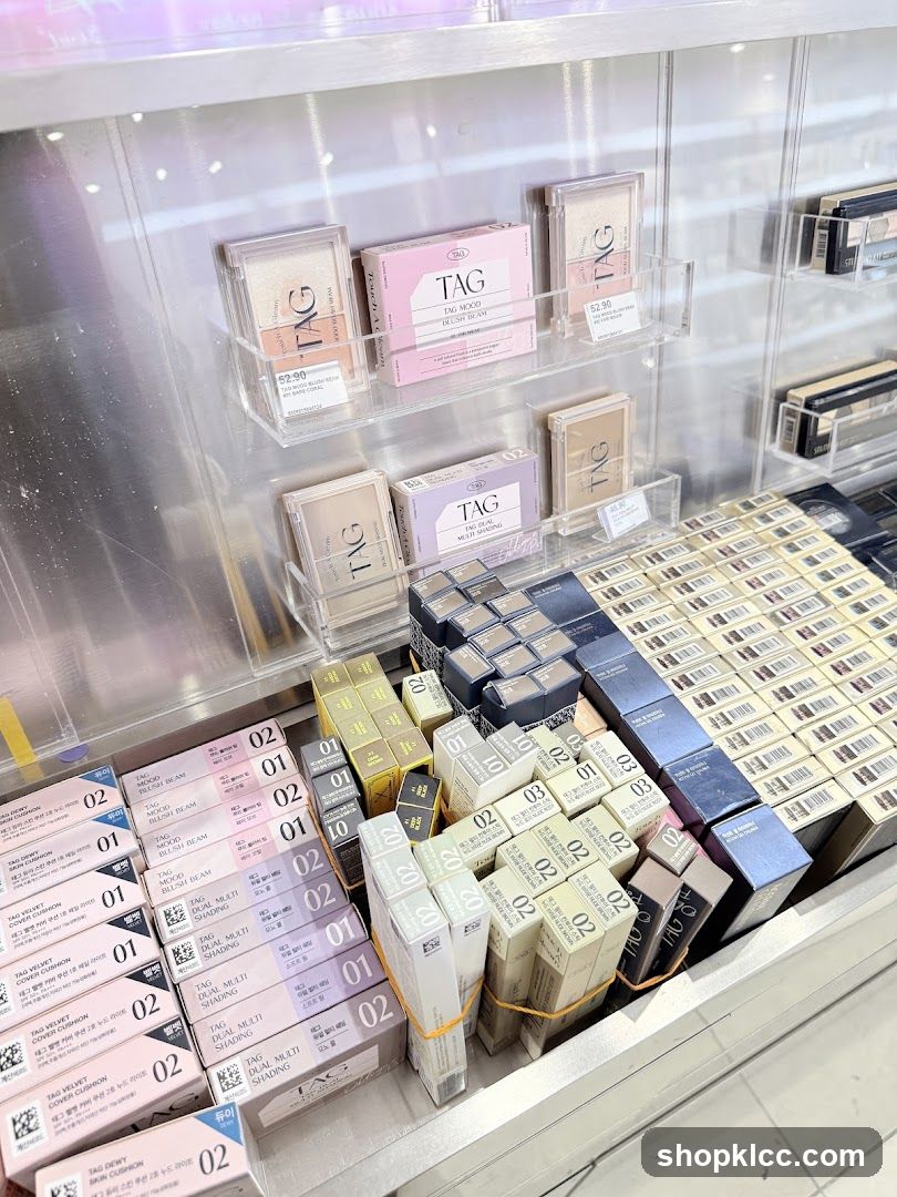 Cosmetics Display Shelf