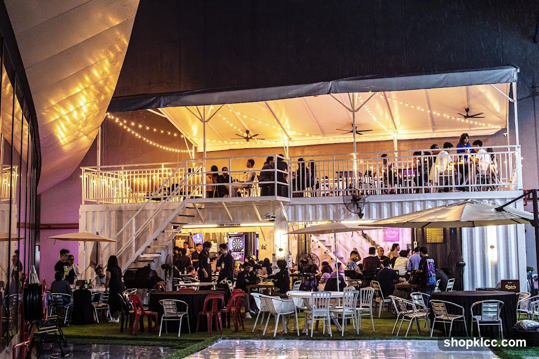 Outdoor Night Market Scene