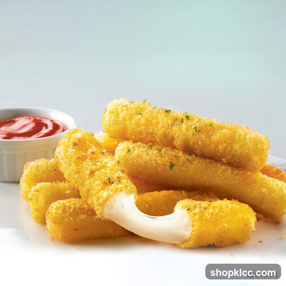 Cheese Sticks with Ketchup