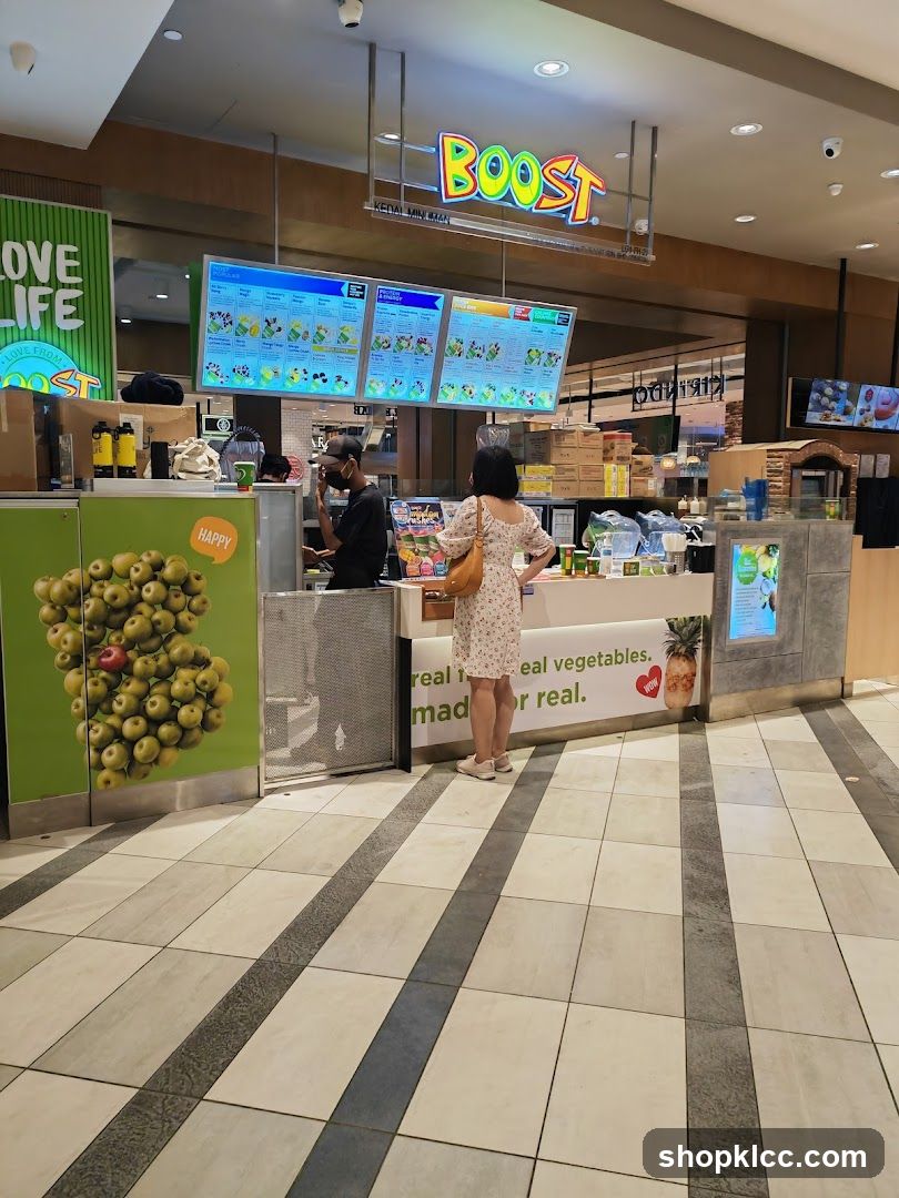Boost Juice Store Interior