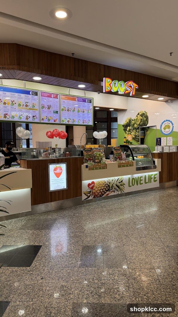 Boost Juice Store Interior