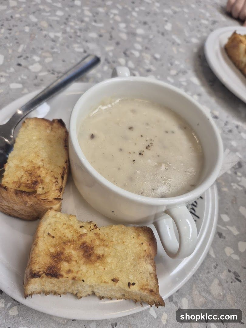 Soup and Toast Meal