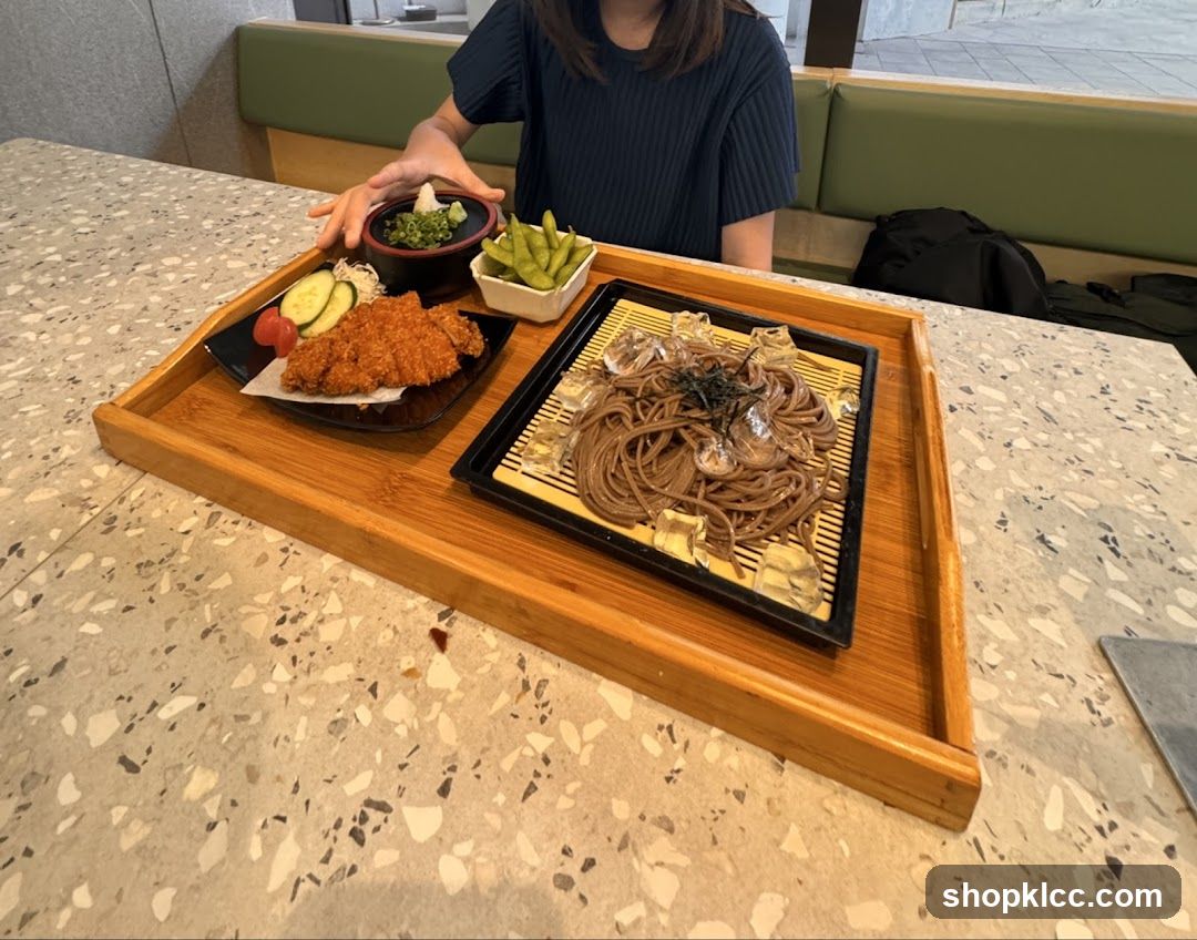 Soba Noodle Meal with Katsu