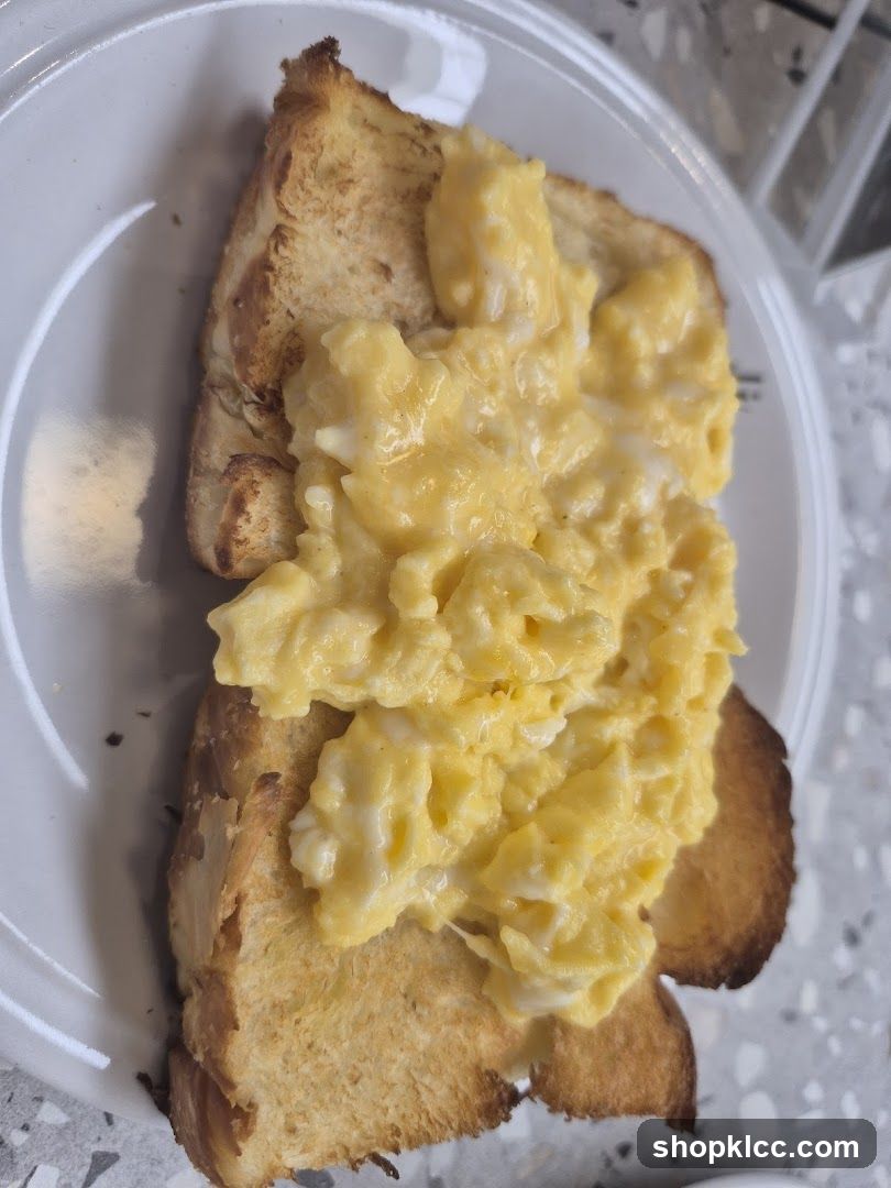 Scrambled Eggs on Toast