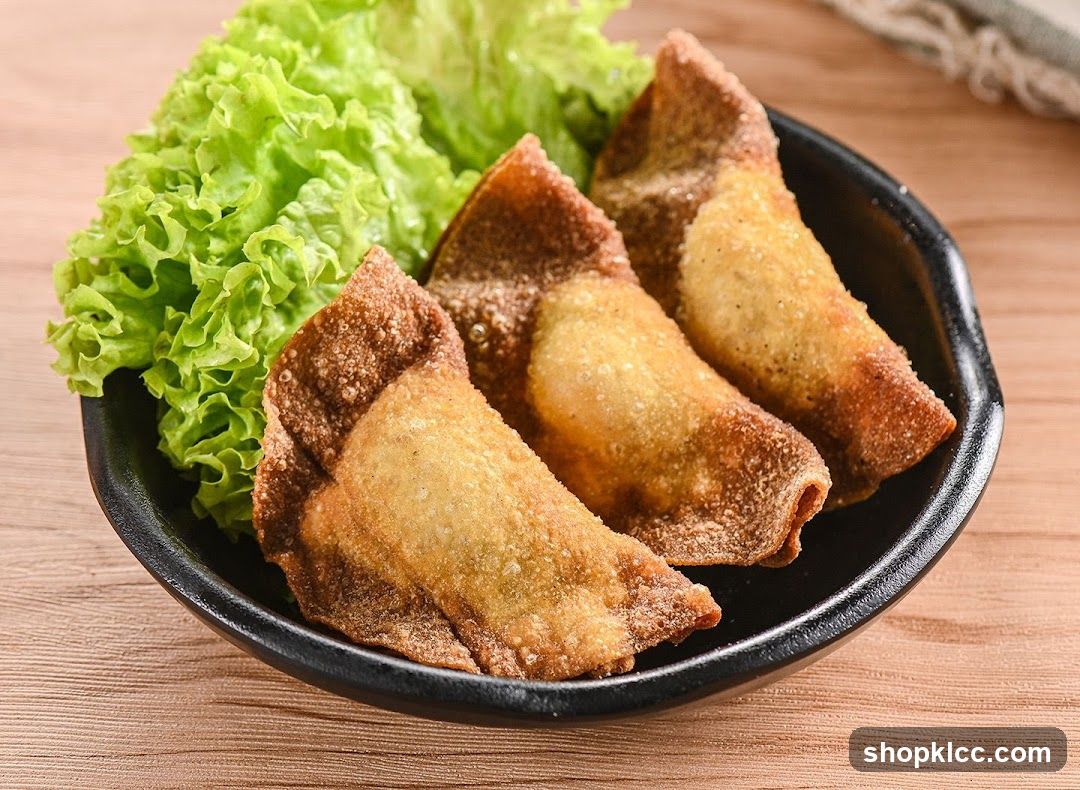 Fried Dumplings with Lettuce