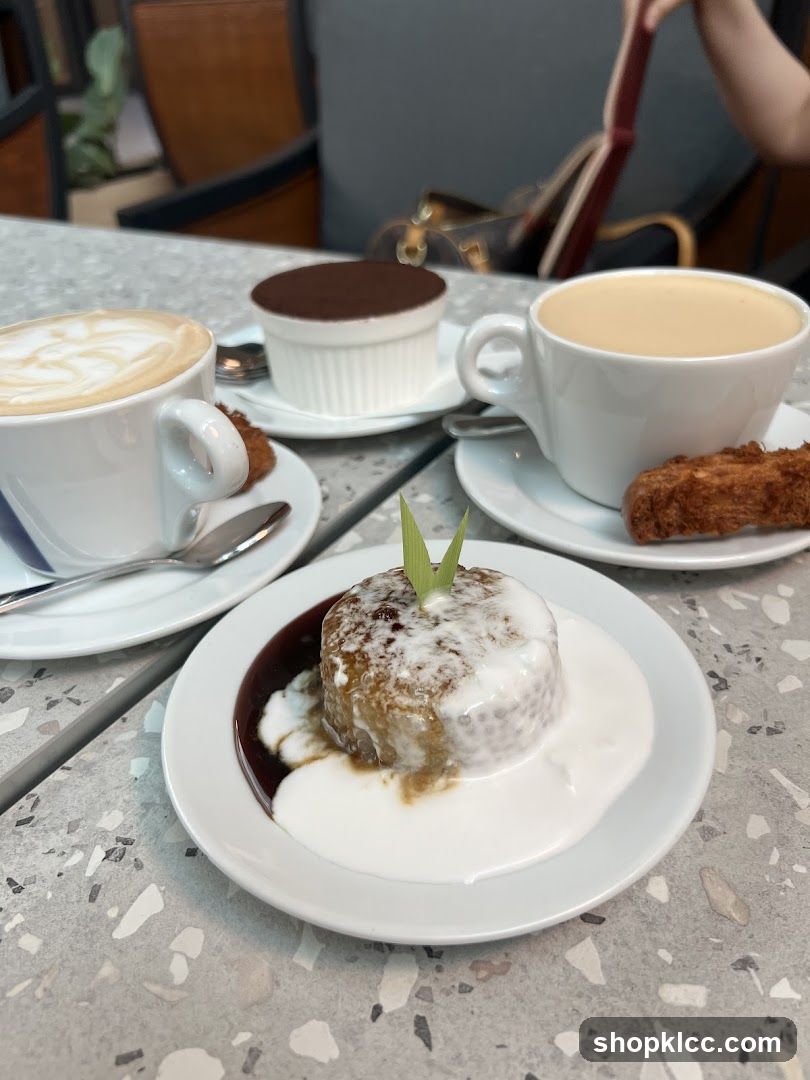 Coffee and Dessert Spread