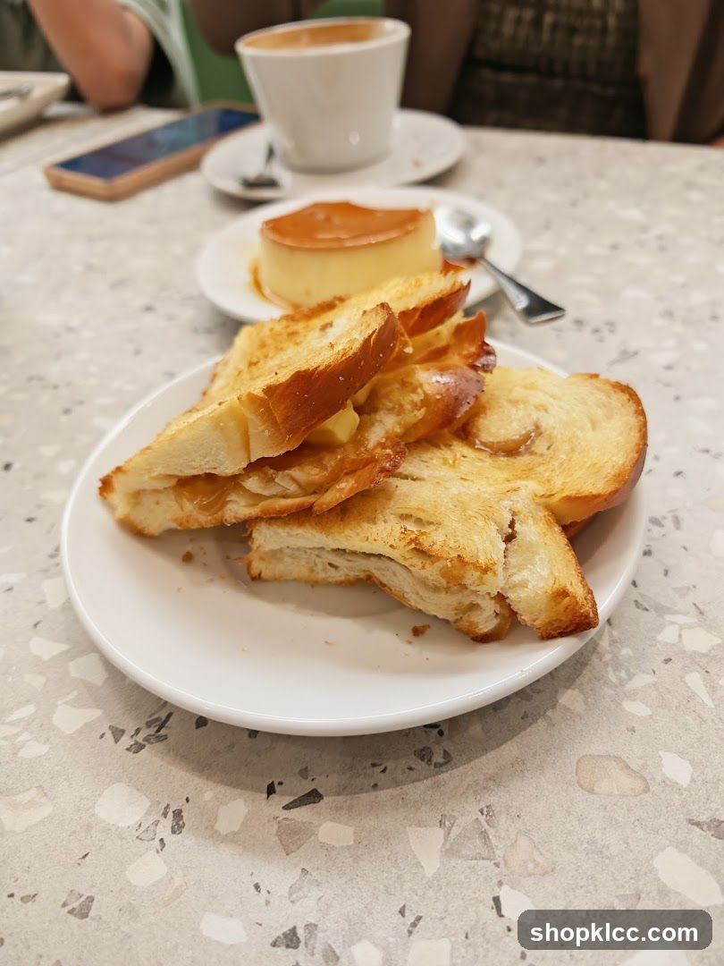 Breakfast with Toast and Coffee