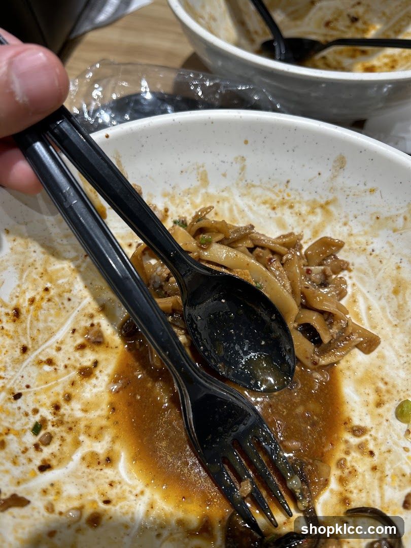 Eaten Noodles Bowl