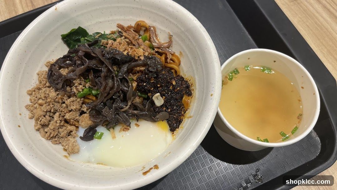 Noodle Bowl with Side Soup