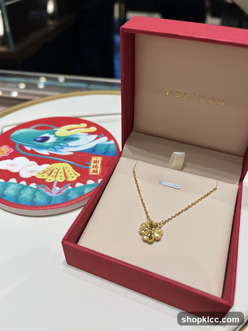 Gold Necklace in Presentation Box