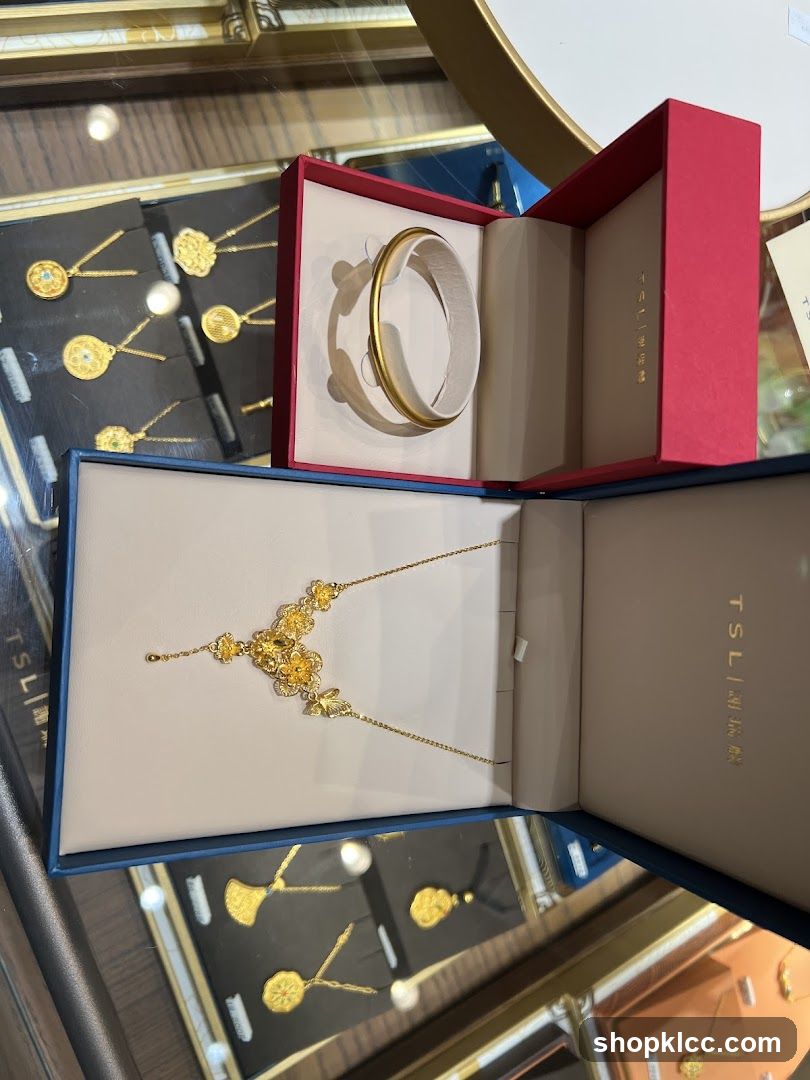 Gold Jewelry Display