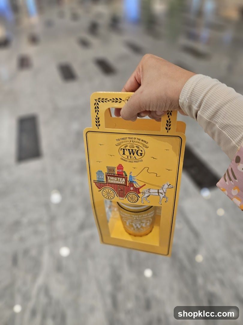 TWG Tea Takeaway Packaging