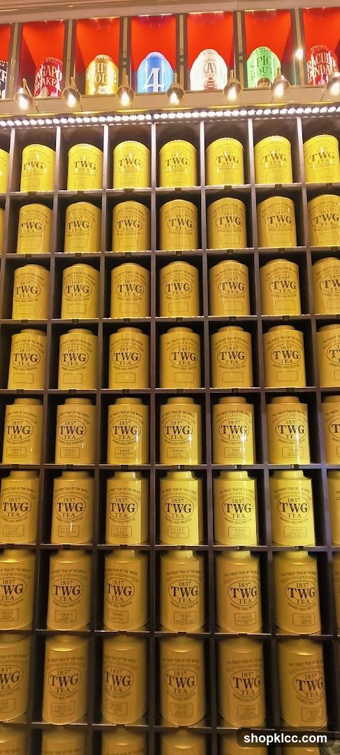 Display of TWG Tea Tins
