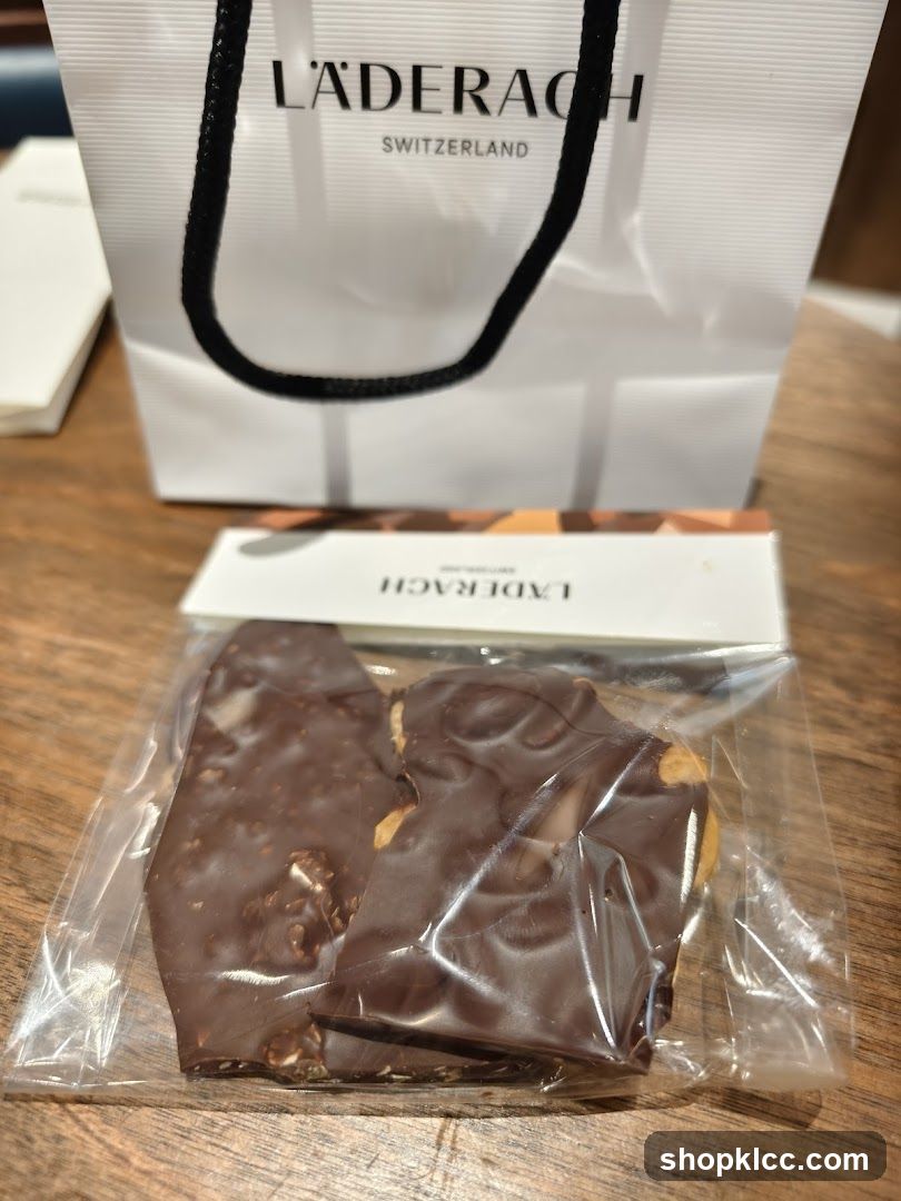 Läderach Chocolate Bag and Bark