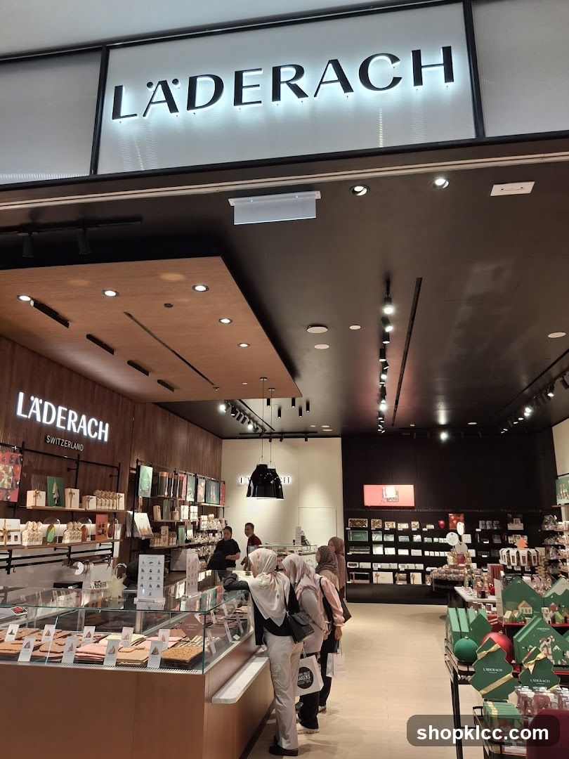 Läderach Chocolate Store Interior