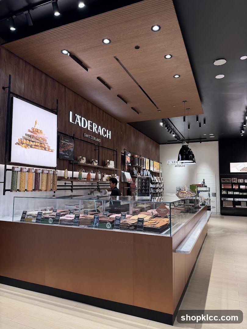 Läderach Chocolate Shop Interior