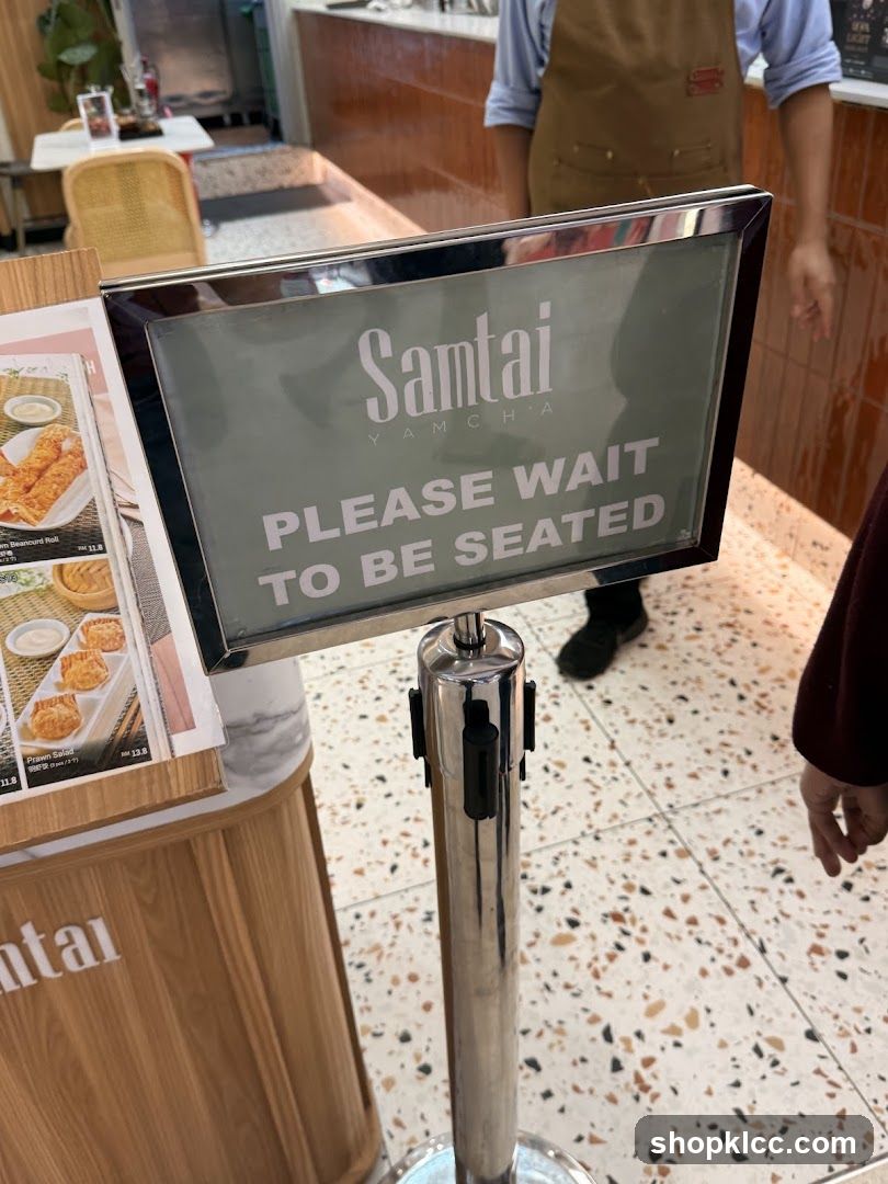 Santai Yam Cha Sign