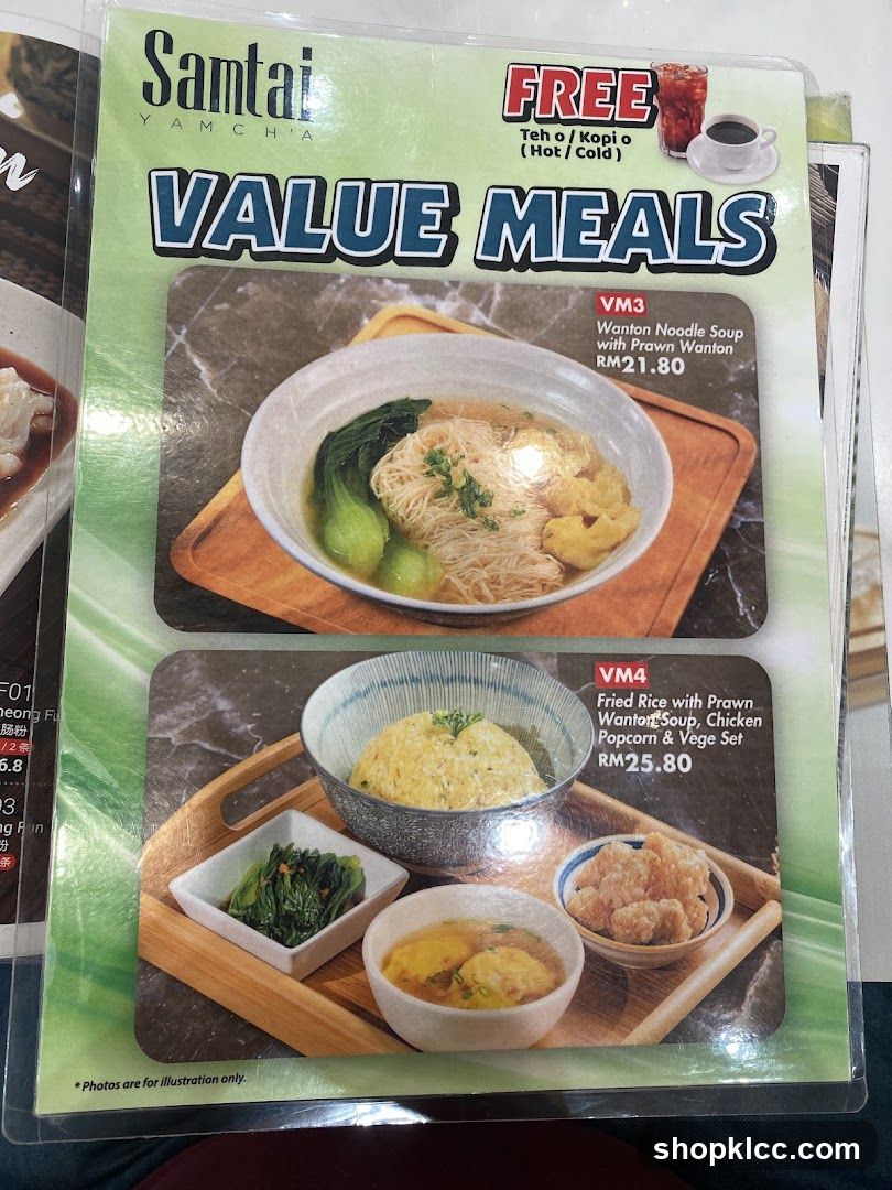 Samtai Yamcha Value Meals