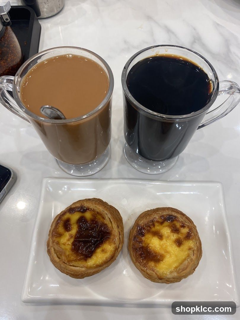 Coffee and Egg Tarts
