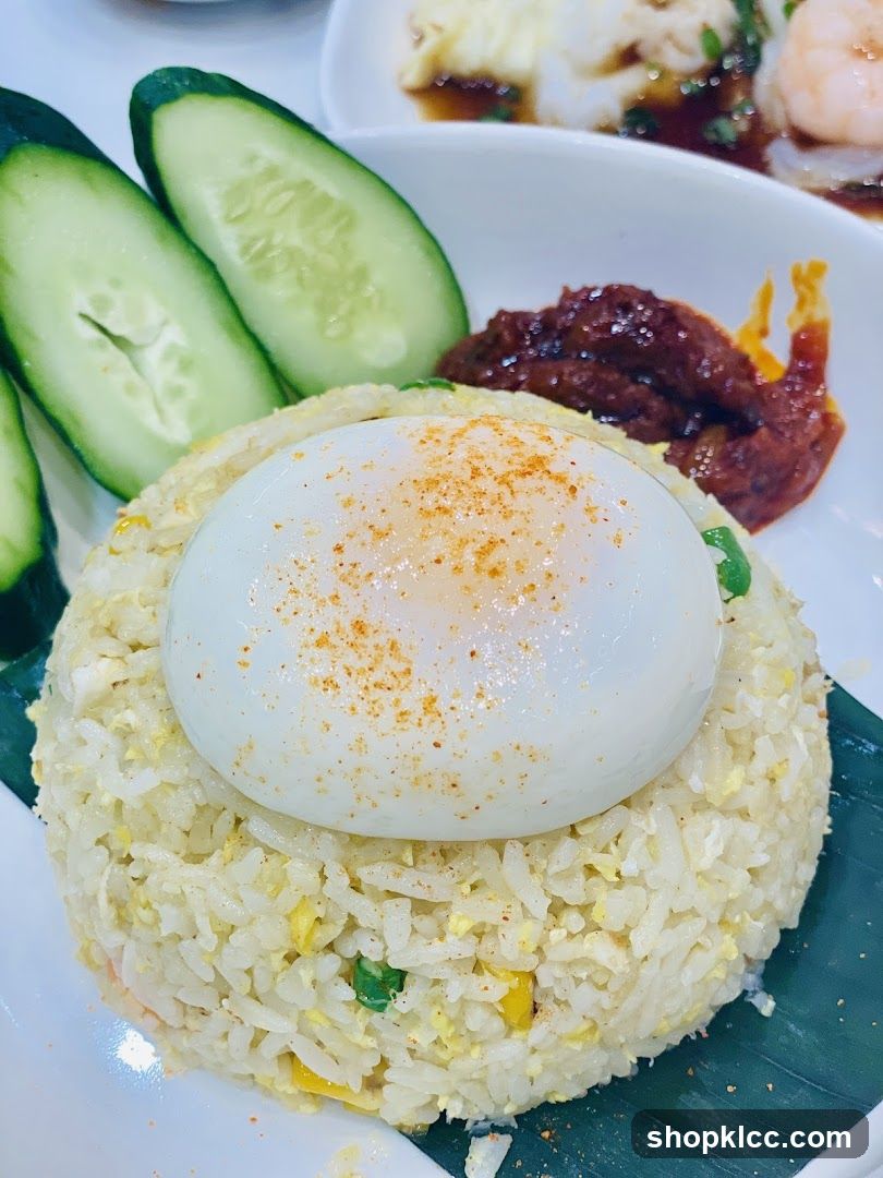 Fried Rice with Egg and Cucumber