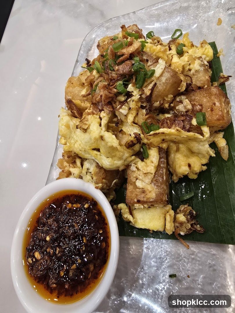 Fried Turnip Cake with Scrambled Eggs