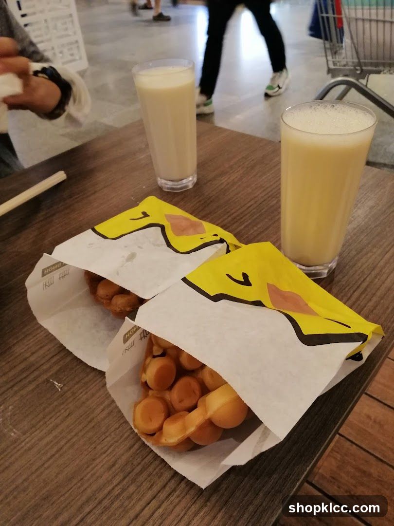 Bubble Waffles and Drinks
