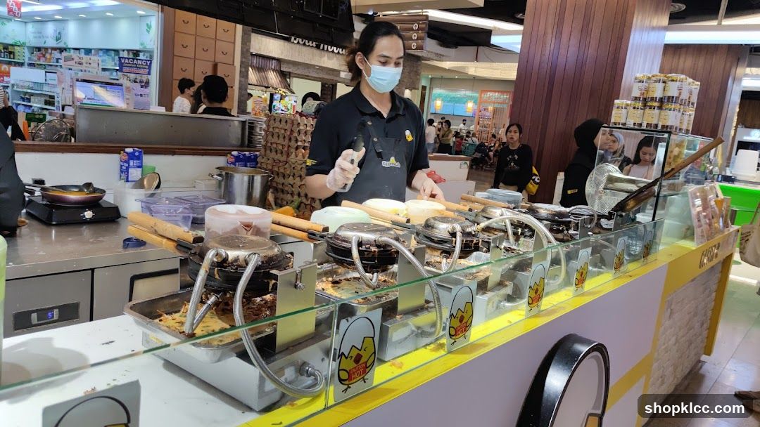Waffle Stand in Mall