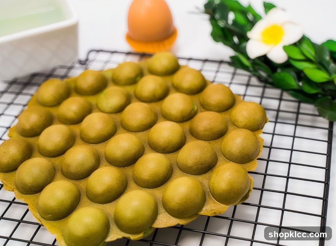 Matcha Bubble Waffle