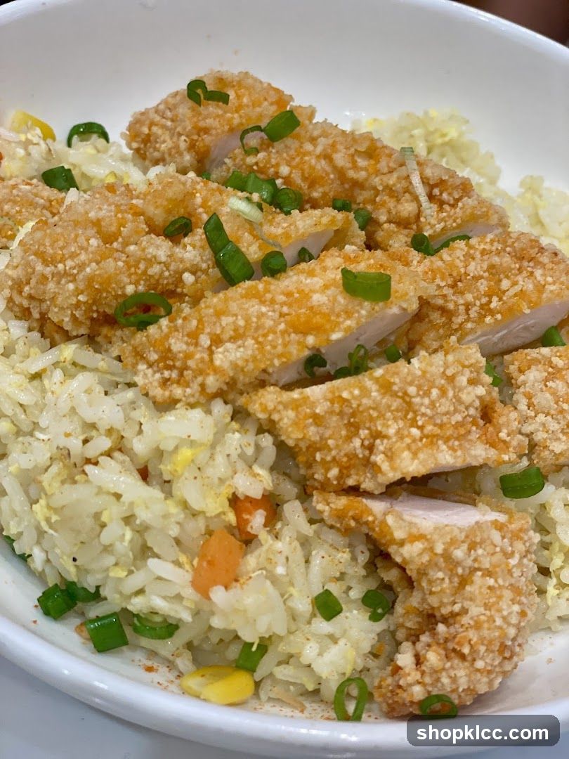 Fried Chicken with Fried Rice