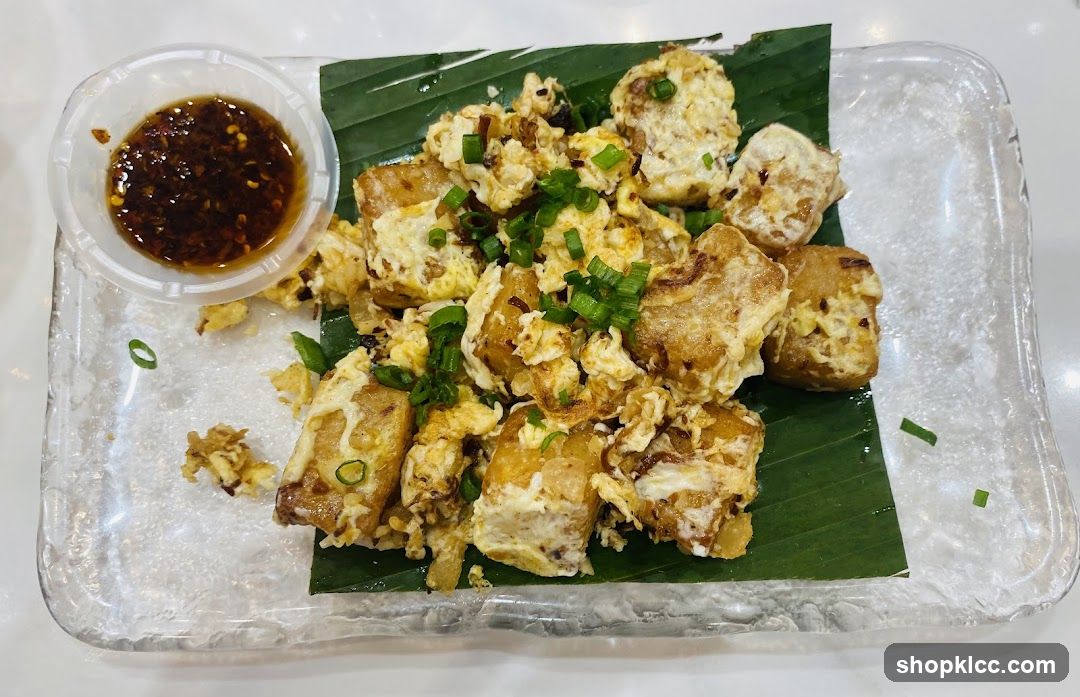 Fried Turnip Cake with Scrambled Eggs