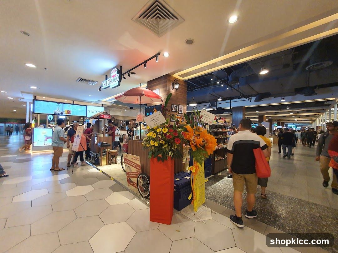Food stall in a mall