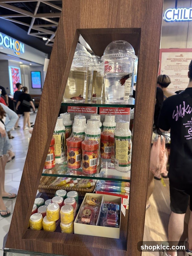 Aquarium Supplies Display