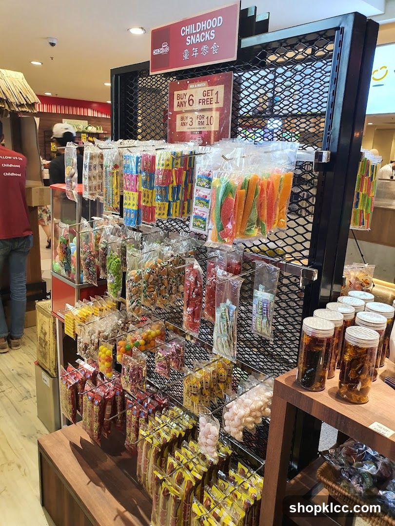 Childhood Snacks Display