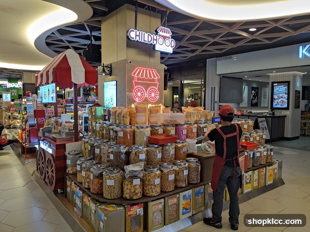 Snack Stall in a Mall
