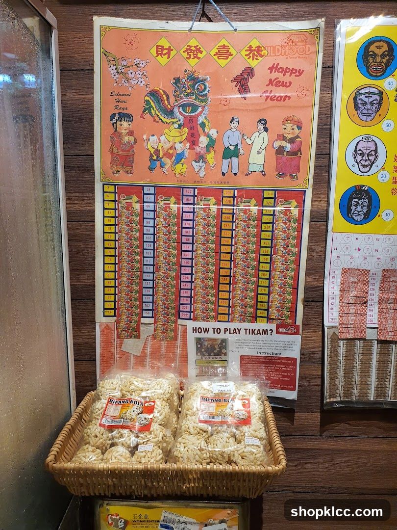 Chinese New Year Decorations and Snacks