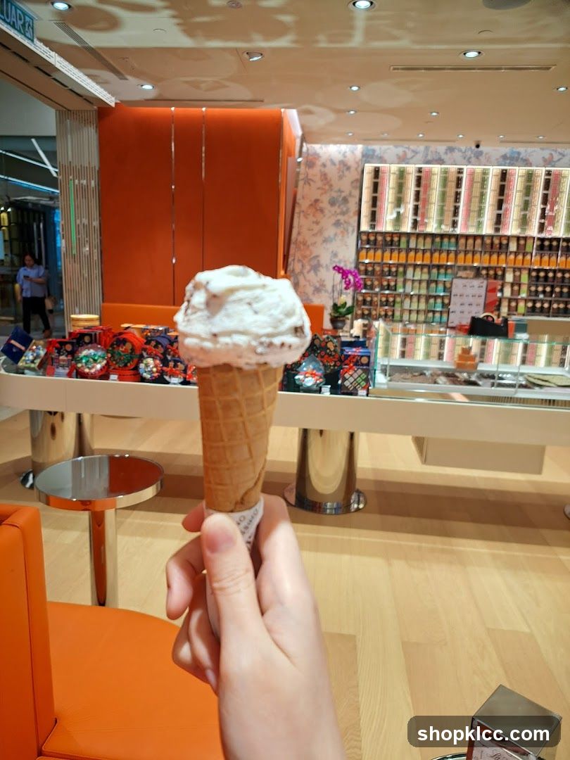 Ice Cream Cone in Store
