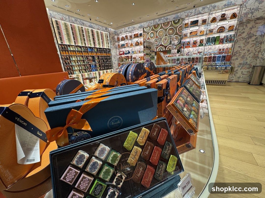 Venchi Chocolate Display