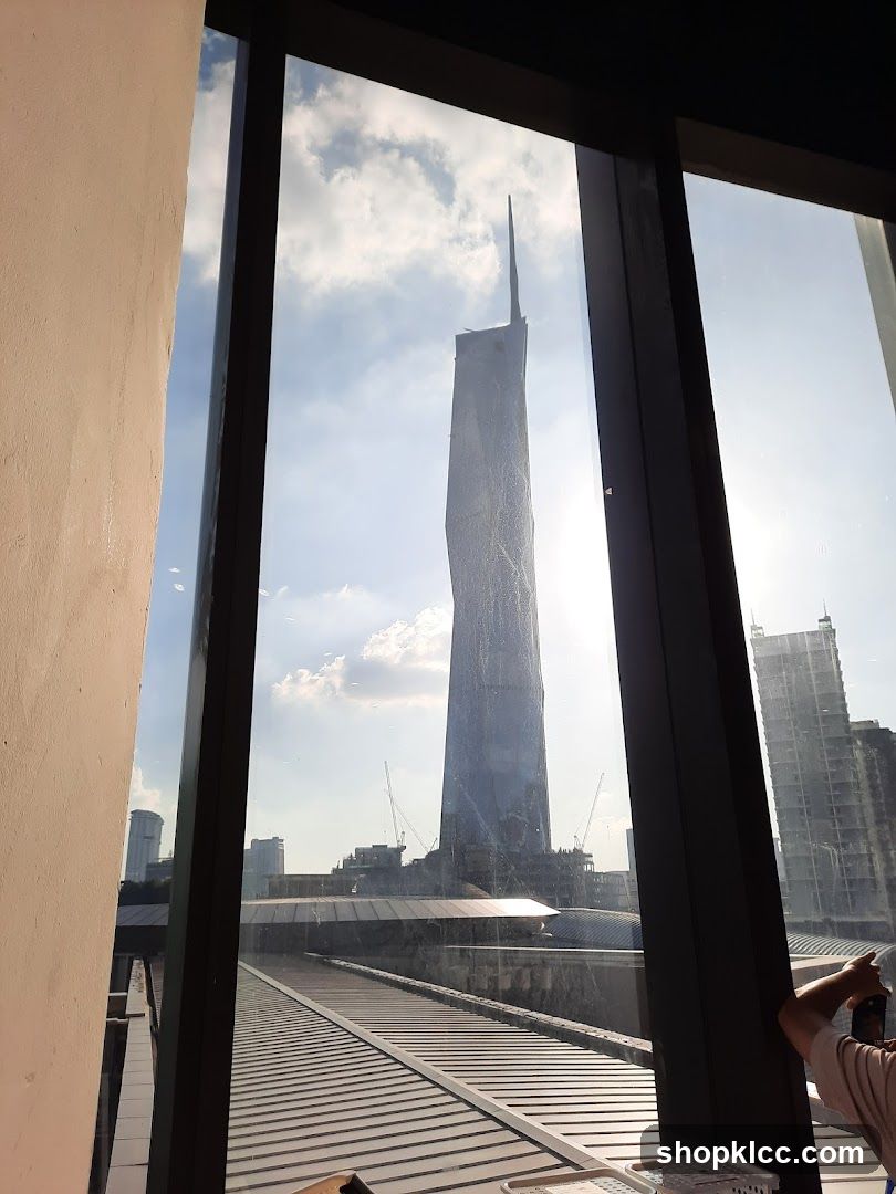 View of a tall building under construction