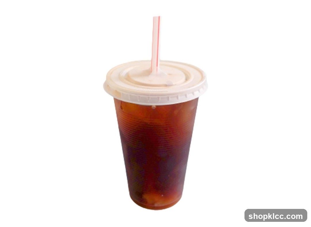 Iced Coffee in Plastic Cup