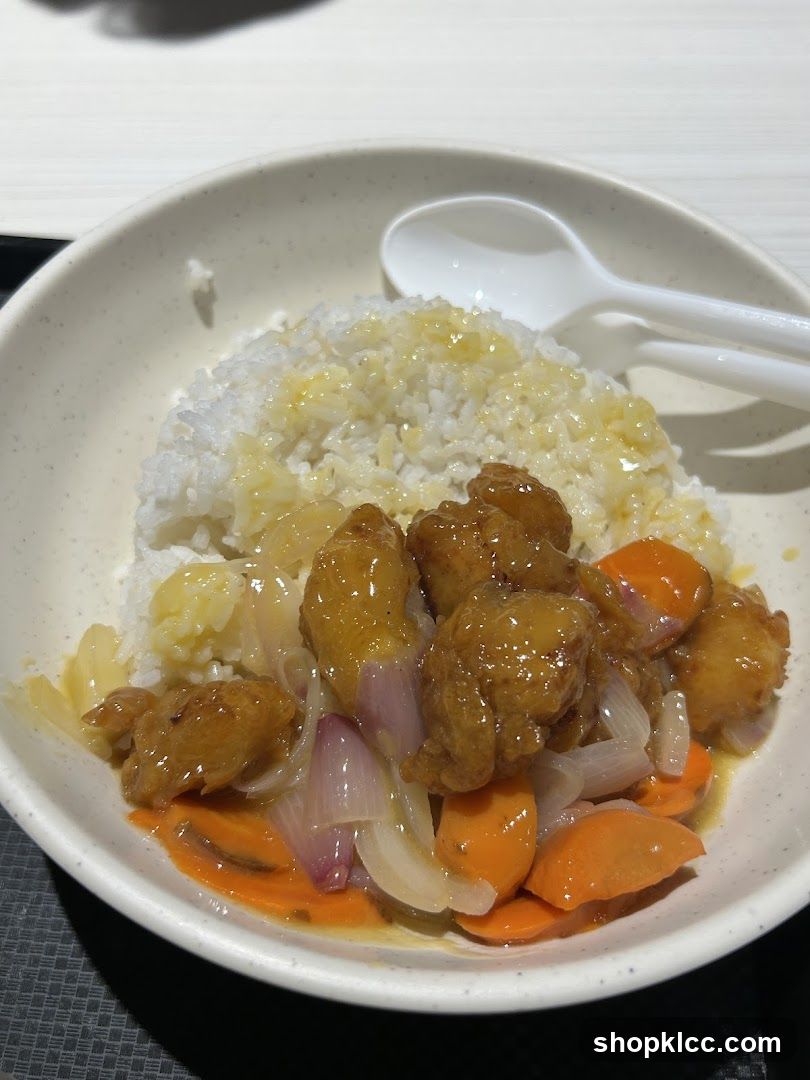 Crispy Chicken Rice Bowl