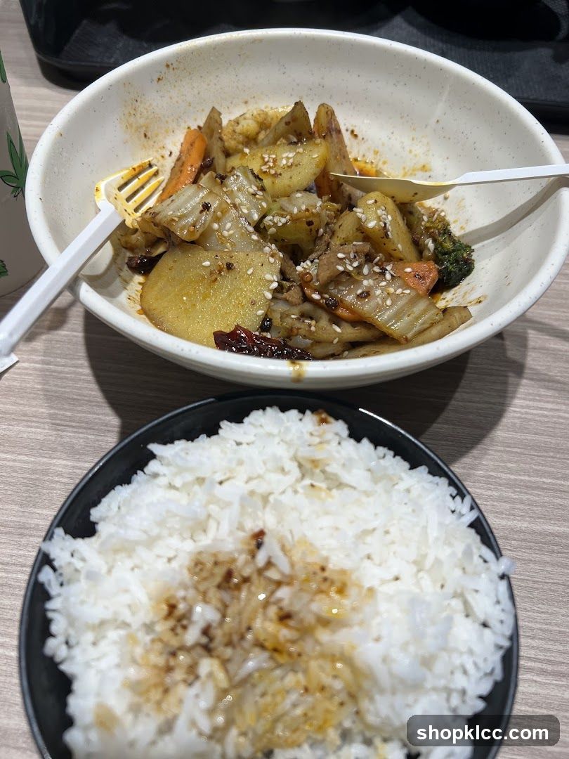 Spicy Stir-fry with Rice