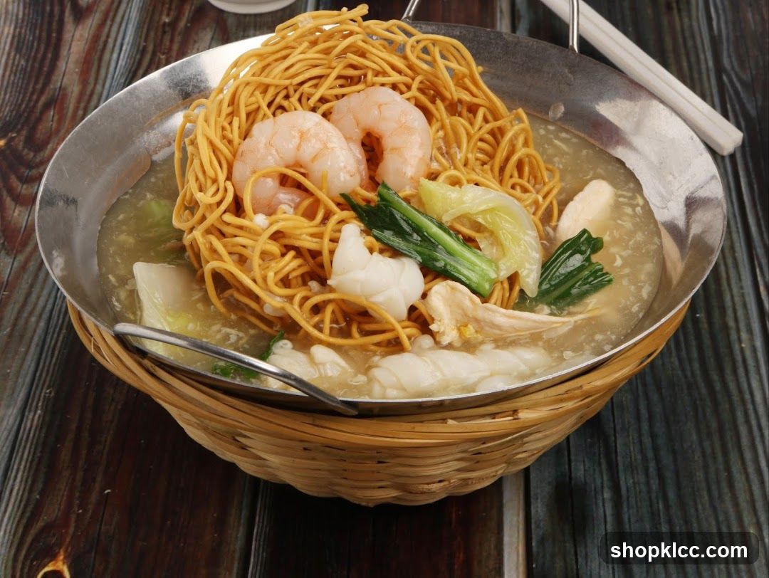 Noodle Soup with Shrimp and Fish Balls