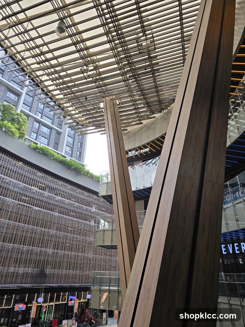 Modern Shopping Center Interior View