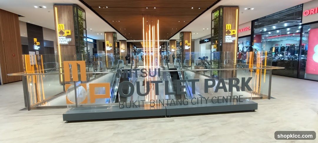 Mitsui Outlet Park Bukit Bintang City Centre Entrance