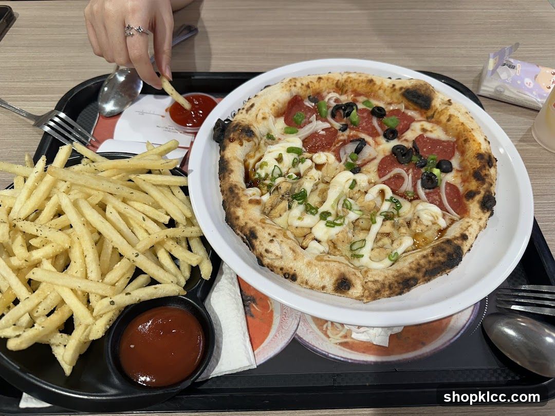 Pizza and Fries Meal
