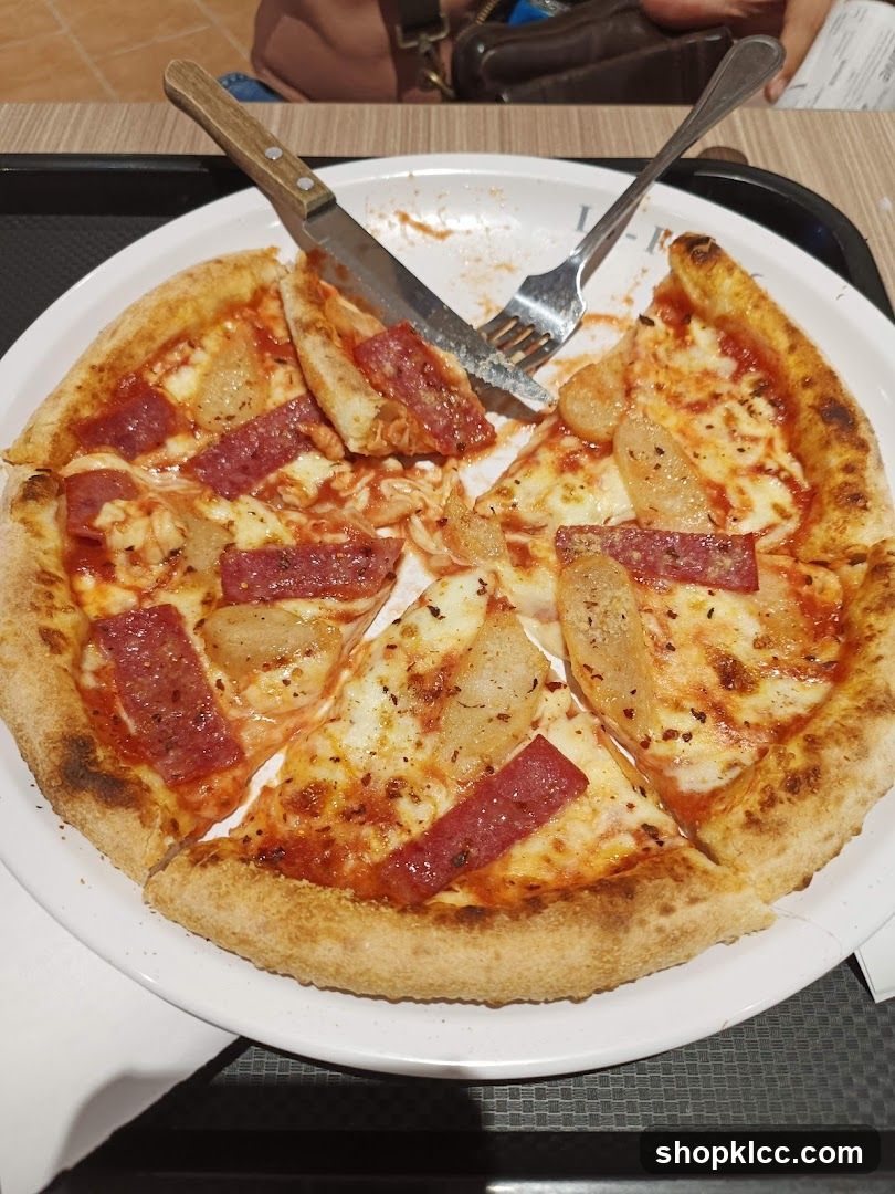 Pizza with Sausage and Potato Topping