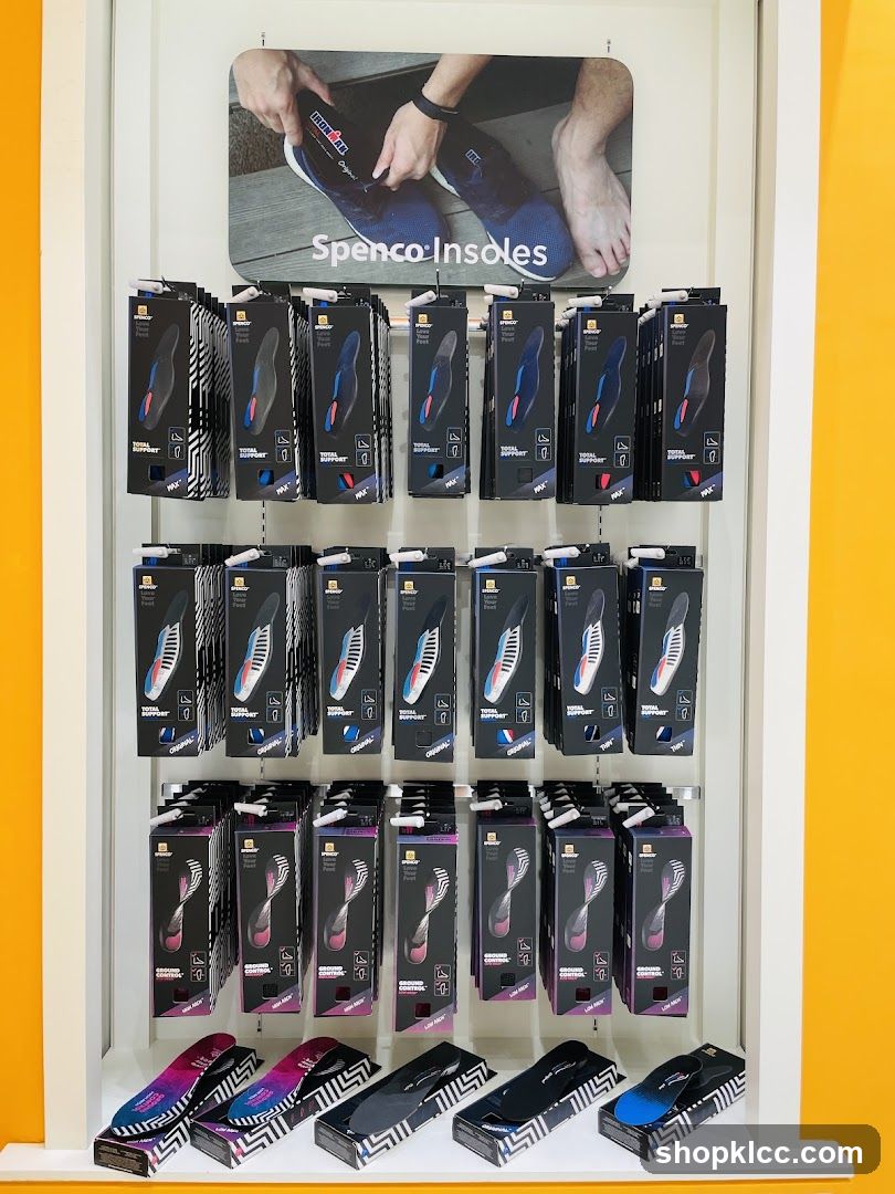 Spenco Insoles Display
